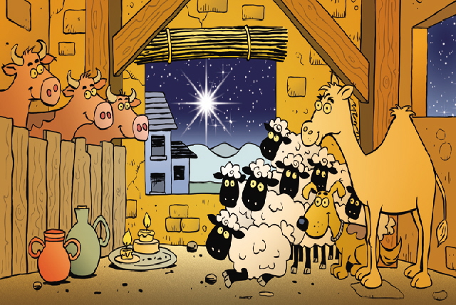 Let's Pretend - The Nativity Scene - Active Role Play  Scenic Background
