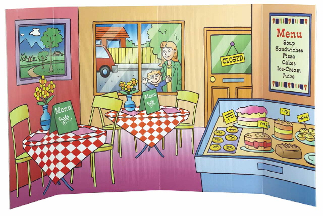 Let's Pretend - The Cafe - Active Role Play  Scenic Background